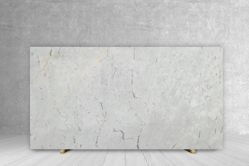 MARBLE BIANCO GHIACCIO POLISHED SLAB 3/4 117 x 70