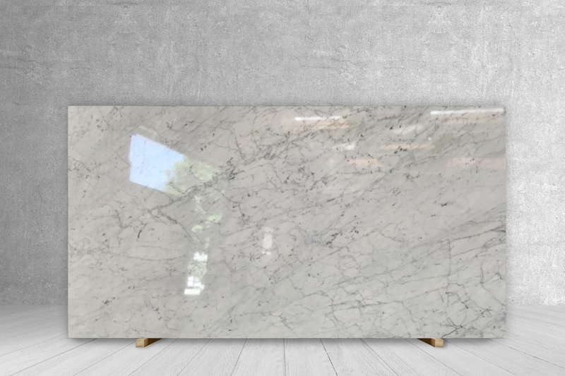 MARBLE BIANCO GIOIA CLASSIC POLISHED SLAB 3/4 112 x 76