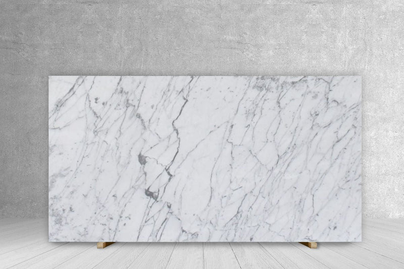 MARBLE BIANCO GIOIA EXTRA POLISHED SLAB + AZEROCARE SP 3/4 115 x 77