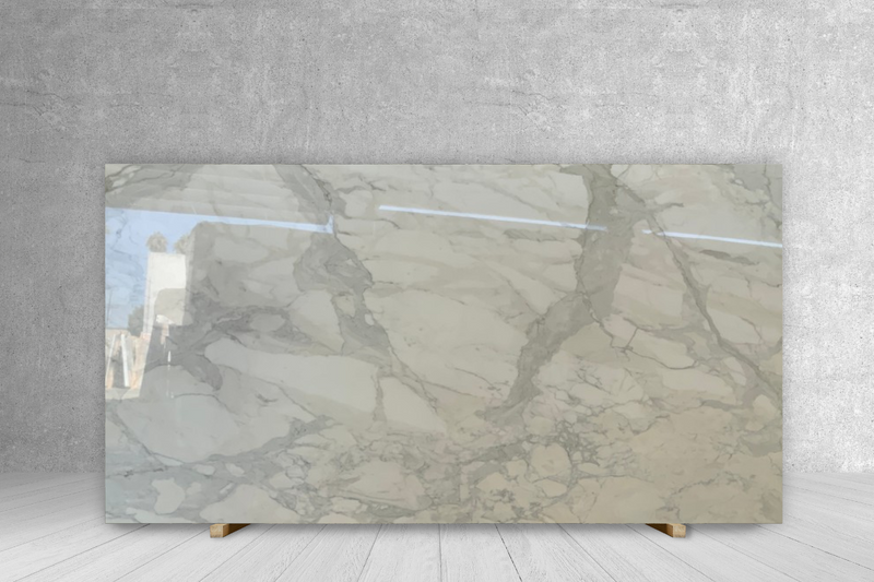 MARBLE CALACATTA WOW POLISHED SLAB  3/4 139 x 78