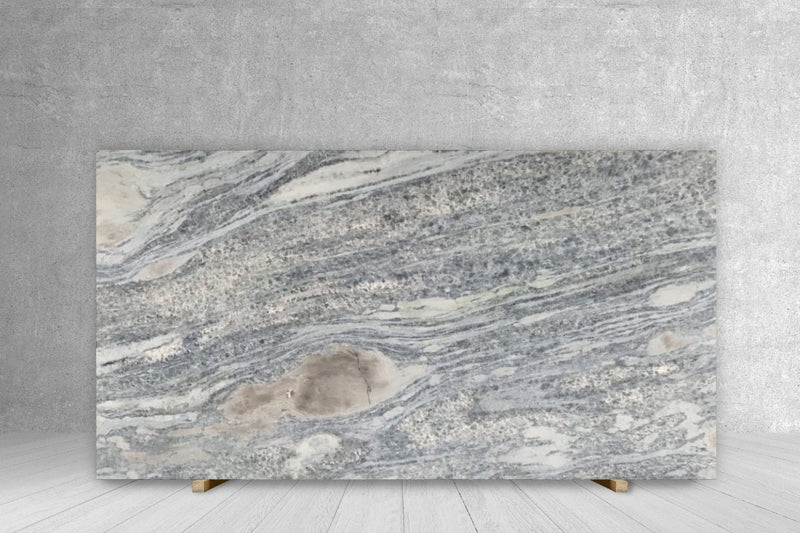 MARBLE ZEBRINO BIANCO CLASSIC POLISHED SLAB 3/4 118 x 57