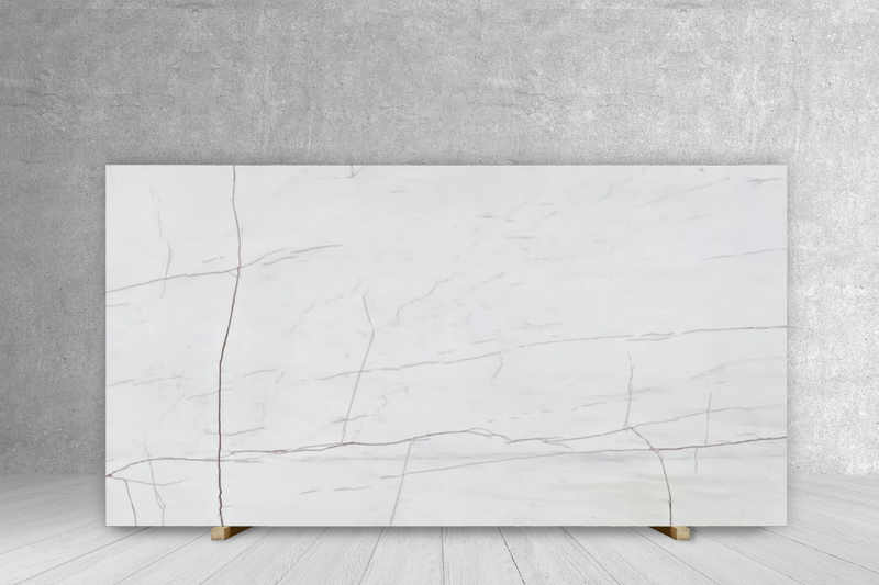 MARBLE SAHARA BLANC POLISHED SLAB 3/4 106 x 65