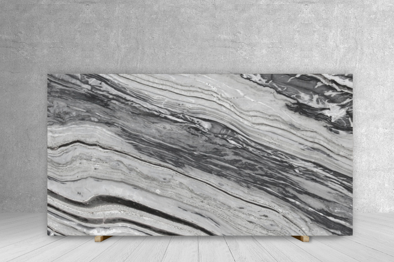 MARBLE SILVER STREAM POLISHED SLAB 3/4 108 x 68