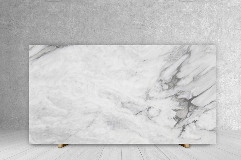 MARBLE WHITE FANTASY POLISHED SLAB 3/4 119 x 74