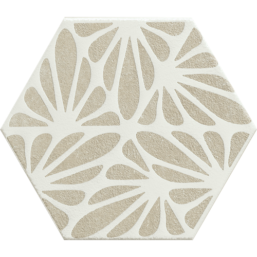 TERRACRETA CESELLO ARGILLA HEXAGON PORCELAIN TILE 8.5X10