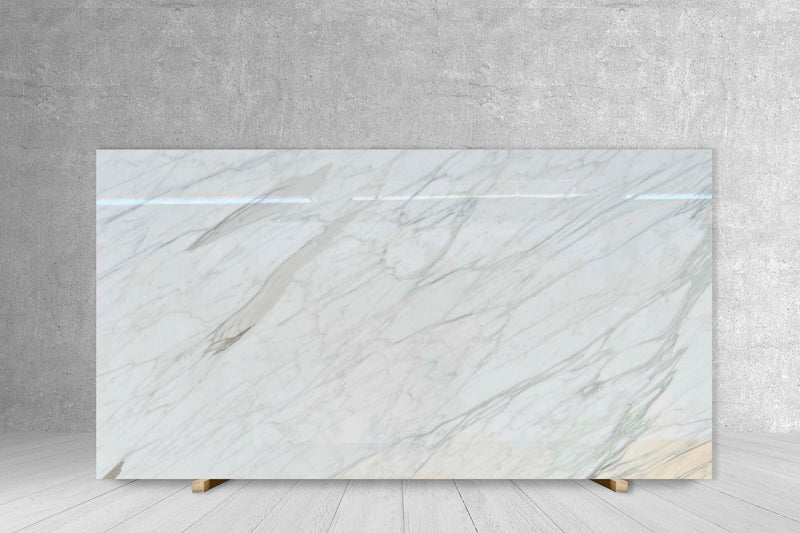 MARBLE CALACATTA CALDIA CLASSIC POLISHED SLAB 3/4 120 x 70