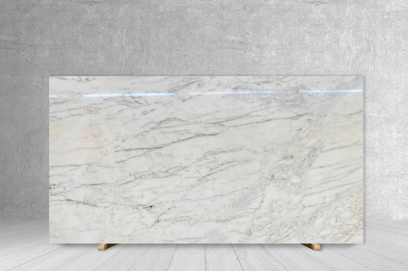 MARBLE STATUARIETTO A POLISHED SLAB + AZEROCARE 3/4 114 x 77