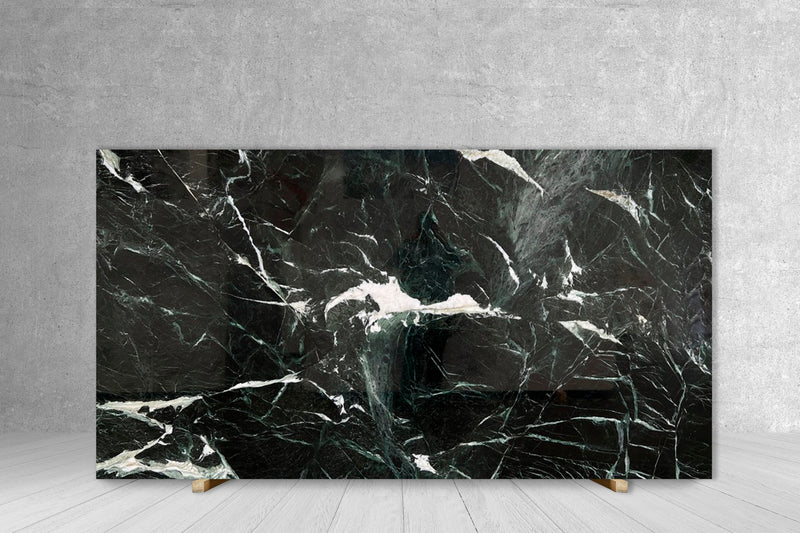 MARBLE VERIA GREEN POLISHED SLAB 3/4 116 x 70