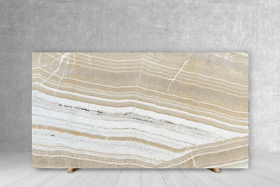 ONYX ALABASTRO EGIZIANO EXTRA POLISHED SLAB + AVP 3/4 113 x 68