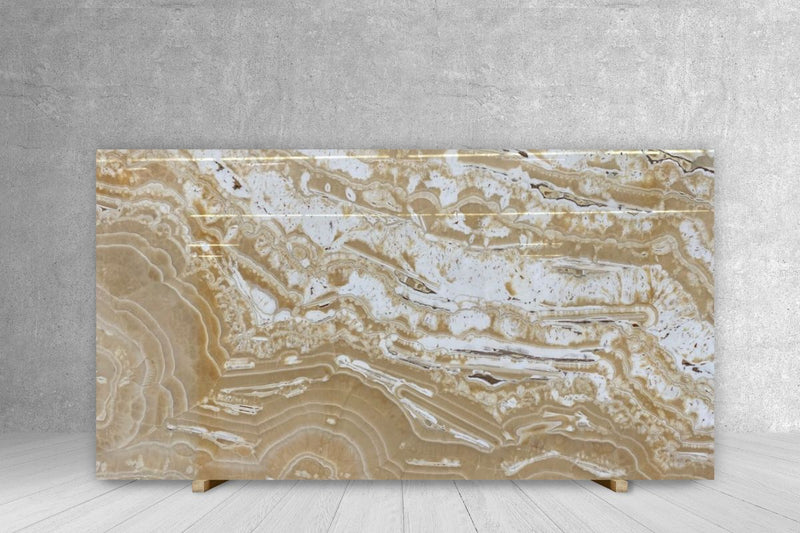 ONYX SUNSET POLISHED SLAB 3/4 97 x  52