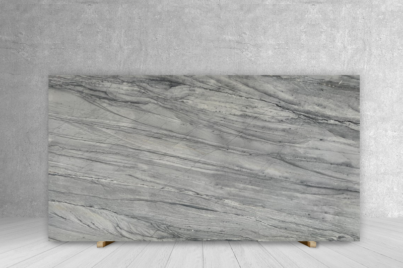 QUARZITE PLATINUM POLISHED SLAB 3/4 128 x 74