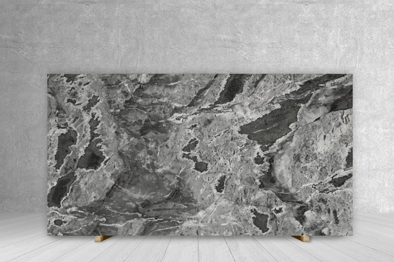 QUARZITE GREY VELVET POLISHED SLAB 3/4 111 x 73