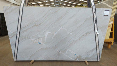 QUARTZITE SKYGOLD POLISHED SLAB 3/4 130 x 77