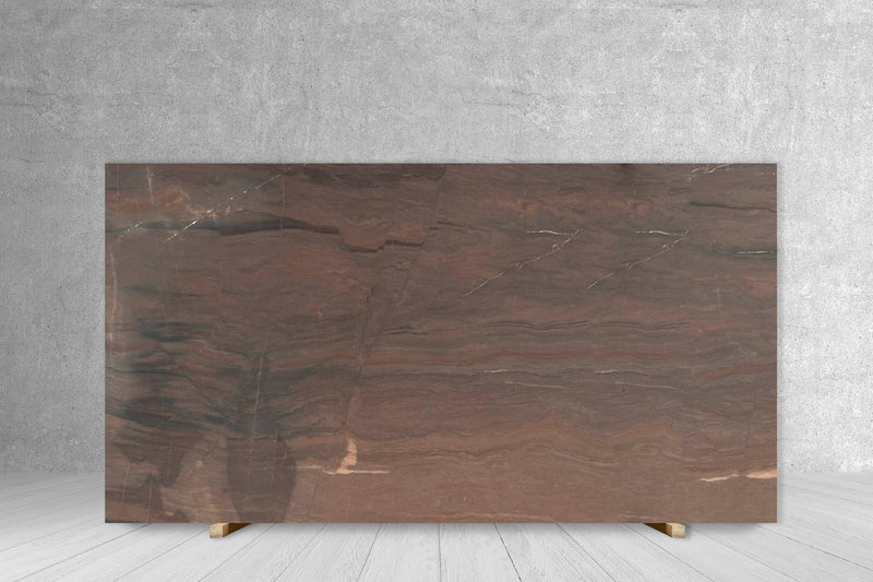 QUARTZITE DUETTO LEATHER FINISH LEATHER SLAB 3/4 111 x 65