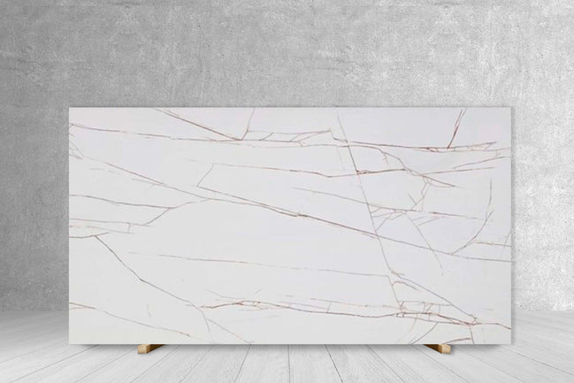 SAHARA BLANC TECH SIDE A" 1/2" POLISHED SLAB 128 x 63