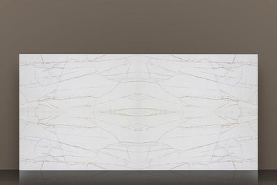 SAHARA BLANC TECH SIDE A" 1/2" POLISHED SLAB 128 x 63