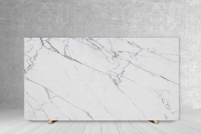 STATUARIO FANTASTICO TECH SIDE B" 1/2" POLISHED SLAB 127 x 64