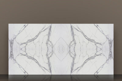 STATUARIO EXTRA TECH SIDE A" 1/2" POLISHED SLAB 126 x 63