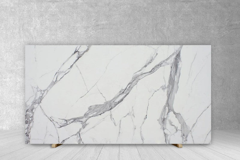 STATUARIO EXTRA TECH SIDE B" 1/2" POLISHED SLAB 127 x 63