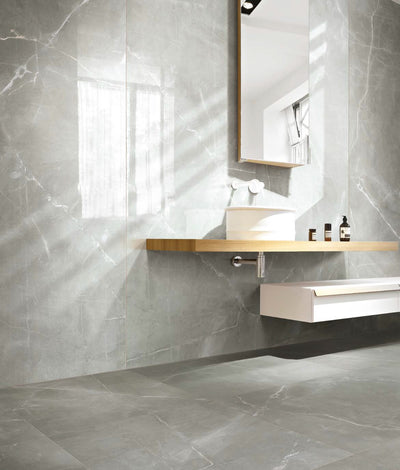 TIMELESS AMANI GREY PORCELAIN TILE 24X48 POLISHED