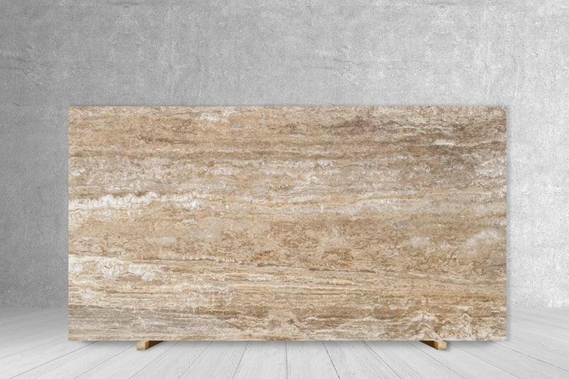 TRAVERTINE SIENA H/F SLAB 3/4 112 x 65