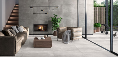 VOLCANO WHITE PORCELAIN TILE 24X48