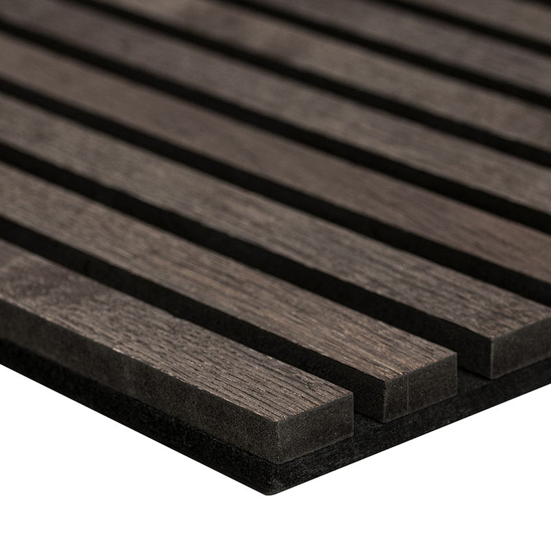 Umber Acoustic Wood Slat Flat 9.5x94.5