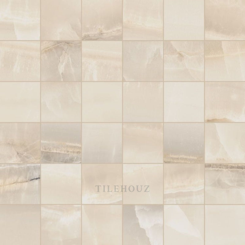 Akoya Ivory Matte Mosaic 12 X Porcelain Tiles