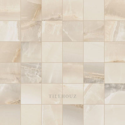 Akoya Ivory Matte Mosaic 12 X Porcelain Tiles