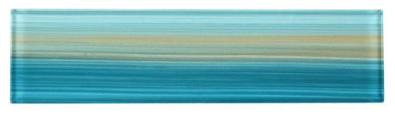 Amazon Turquoise 3 X 11.75 Glass Tile