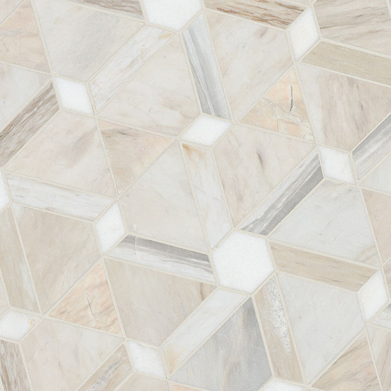 Agoura Marble Floralis Polished Mosaic