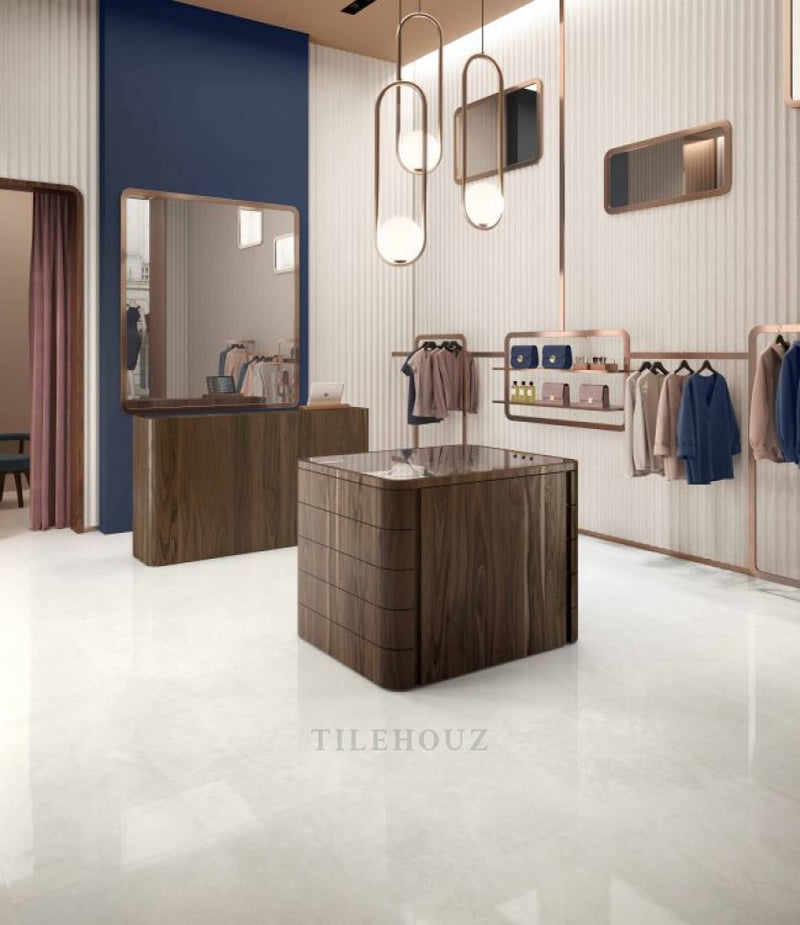 Appia Cross Cut White Matte 24 X 48 Porcelain Tiles