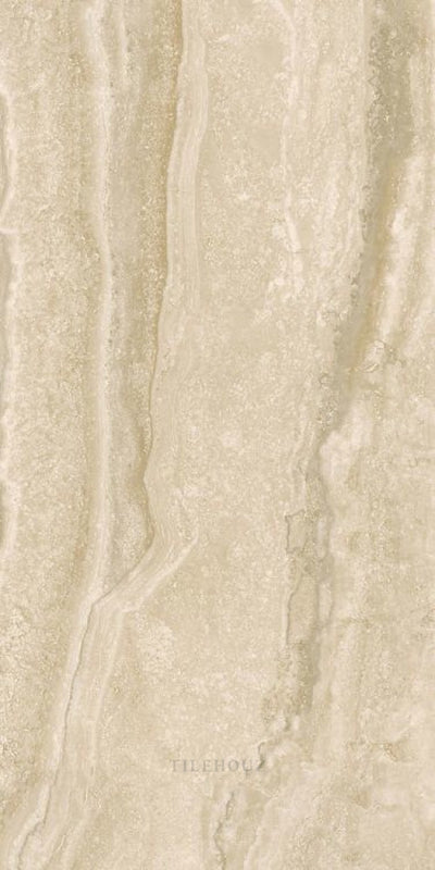 Appia Vein Cut Beige Polished (Kry) 12 X 24 Porcelain Tiles