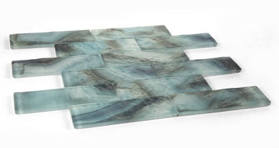 Art Onyx Ocean 11.75 X Glass Mosaic Tile