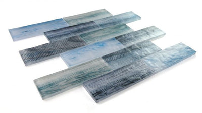 Art Wood Ocean 11.75 X Glass Mosaic Tile