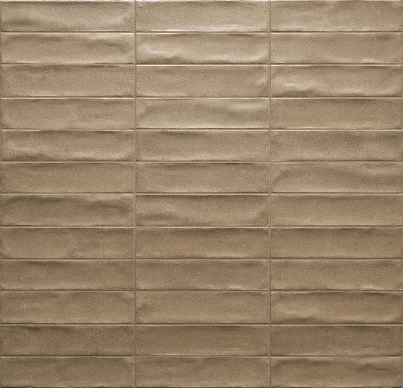 CRUDA BRICK SABBIA PORCELAIN TILE 2X8 R10B (4.8X20CM)