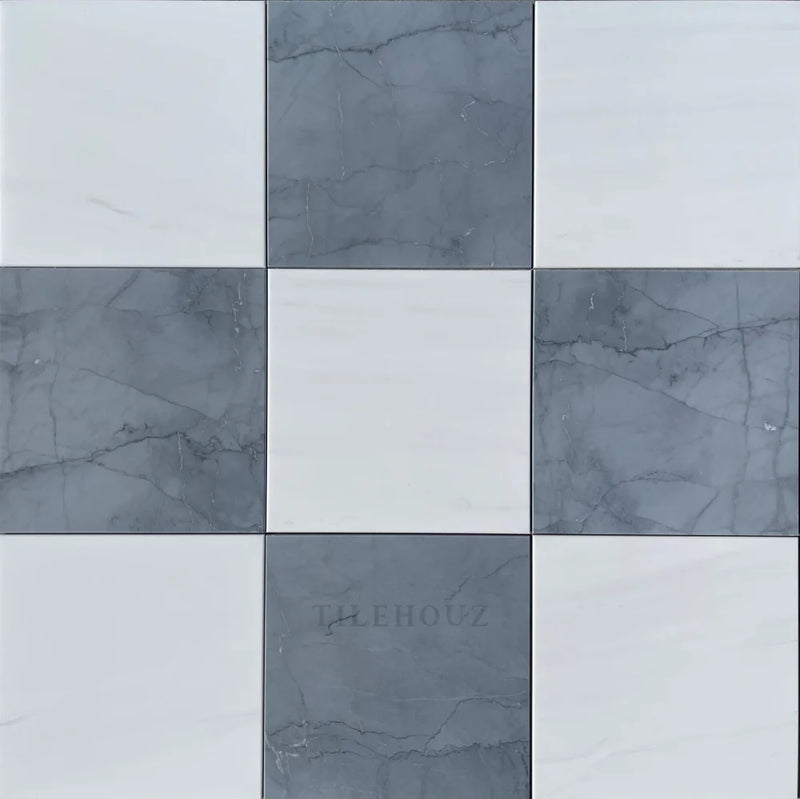 Bardiglio Imperiale Premium Italian Marble 12X12 Tile Polished&Honed