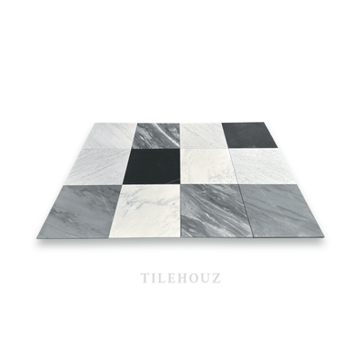 Bardiglio Nuvolato Italian Marble 18X18 Tile