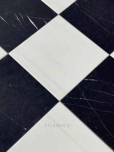 Bianco Dolomite 12X12 Tile Polished/Honed Marble