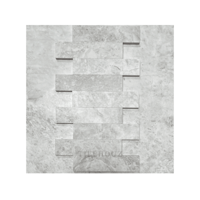 Bianco Grigio Dolomite 2X8 Leathered Tile