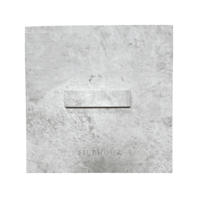 Bianco Grigio Dolomite 2X8 Leathered Tile