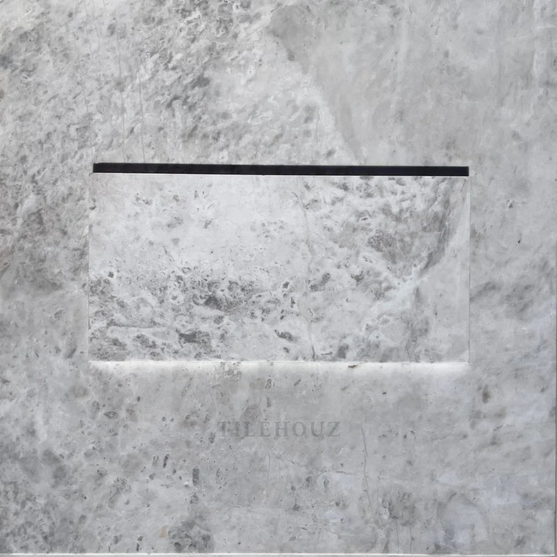 Bianco Gris Dolomite 3X6 Leathered Tile Marble