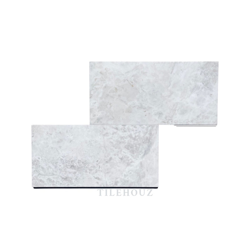 Bianco Grigio Dolomite 6X12 Leathered Tile