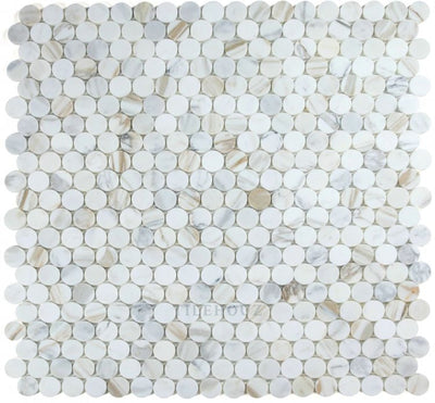 Penny Marble Large Calacatta Gold Honed (2-11.75X12)