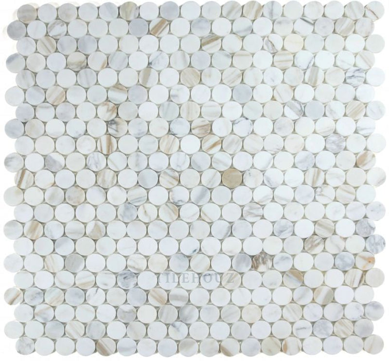 Penny Marble Large Calacatta Gold Honed (2-11.75X12)