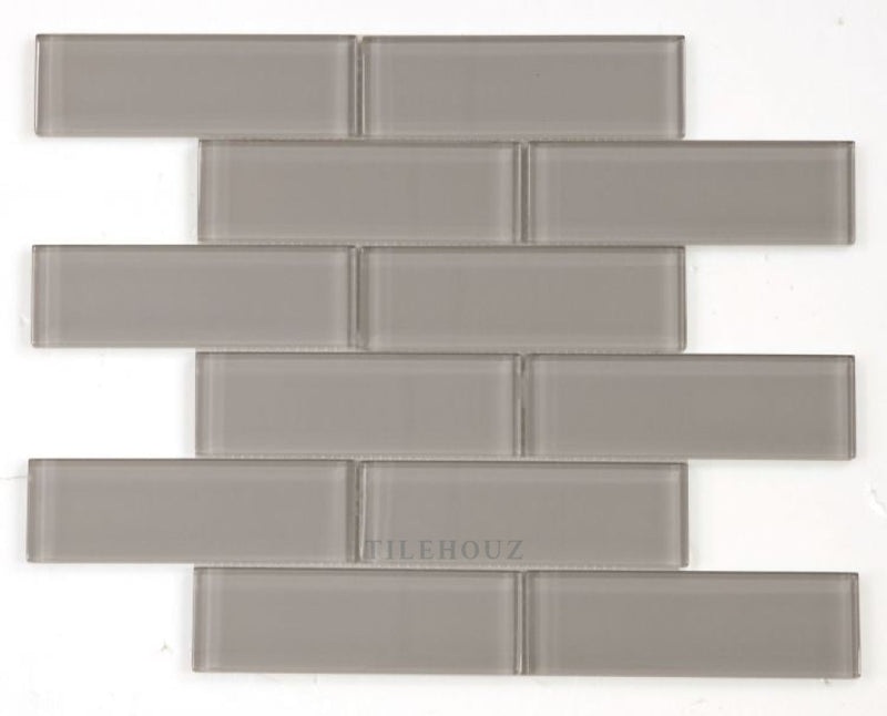 Casale Grey Shining 11.75 X Glass Mosaic Tile