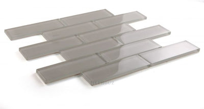 Casale Grey Shining 11.75 X Glass Mosaic Tile