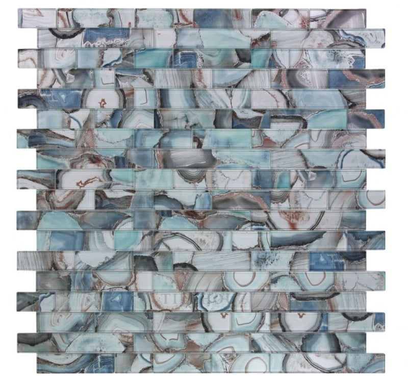 Casale Shell Green 11.75 X Glass Mosaic Tile