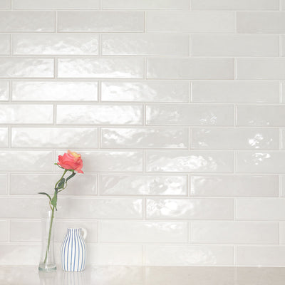 RENZO DOVE GLOSSY CERAMIC TILE 3X12