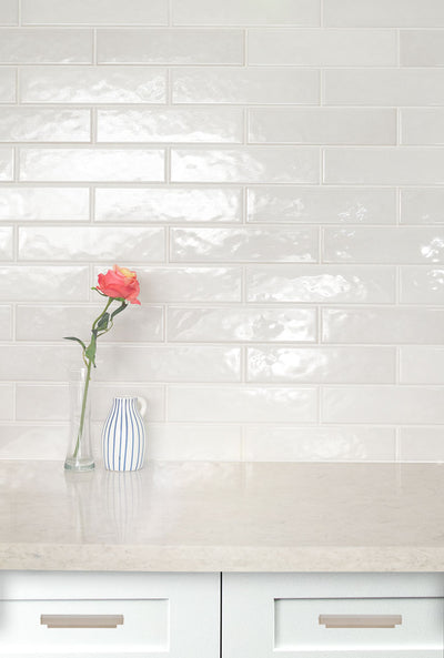 RENZO DOVE GLOSSY CERAMIC TILE 3X12